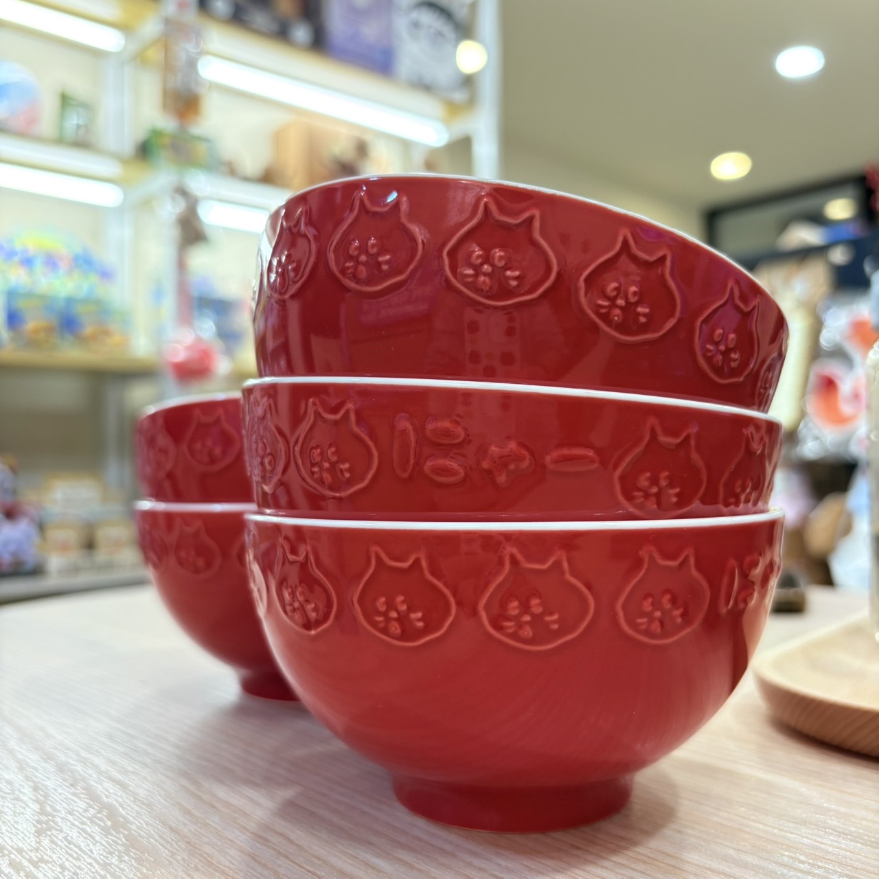 現貨秒發 🏠 日式驚訝貓 拉麵碗 陶瓷 餐具 碗公 碗盤 飯碗
