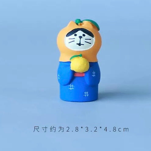 現貨秒發 ✨ 日式貓zakka 招福 DIY 潮玩擺件 新年禮物 公仔 造景小擺件 招財貓擺飾 微縮模型