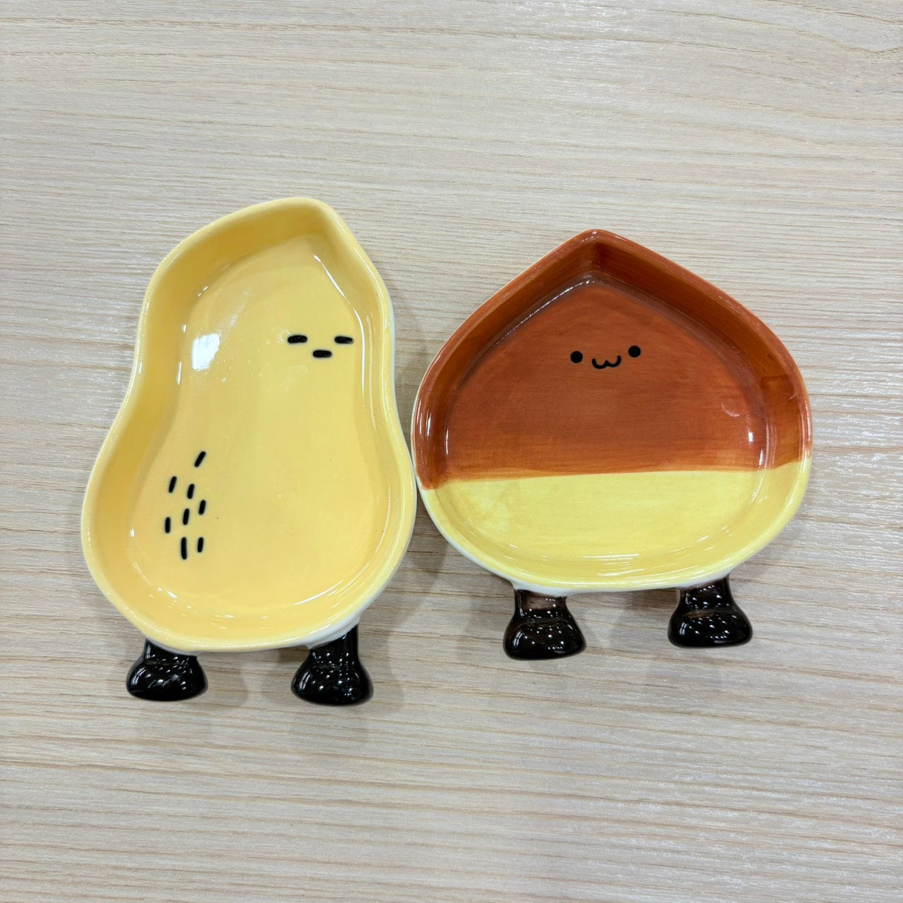 好宅現貨 🏠 花生 栗子 陶瓷 碟子 醬料碟 調味料碟 沾料碟 調味碟 醬油醋碟 釉下彩碟子