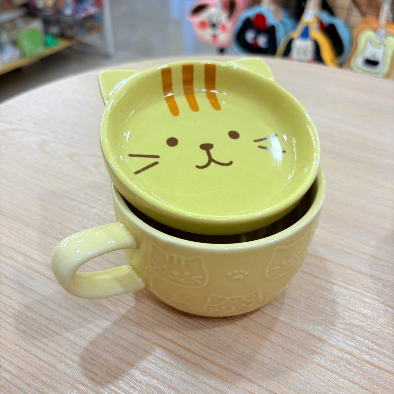 好宅選品 🏠 刺蝟 貓咪 柴犬 陶瓷盤杯 杯蓋 點心杯 水杯 早餐杯 馬克杯 生日禮物
