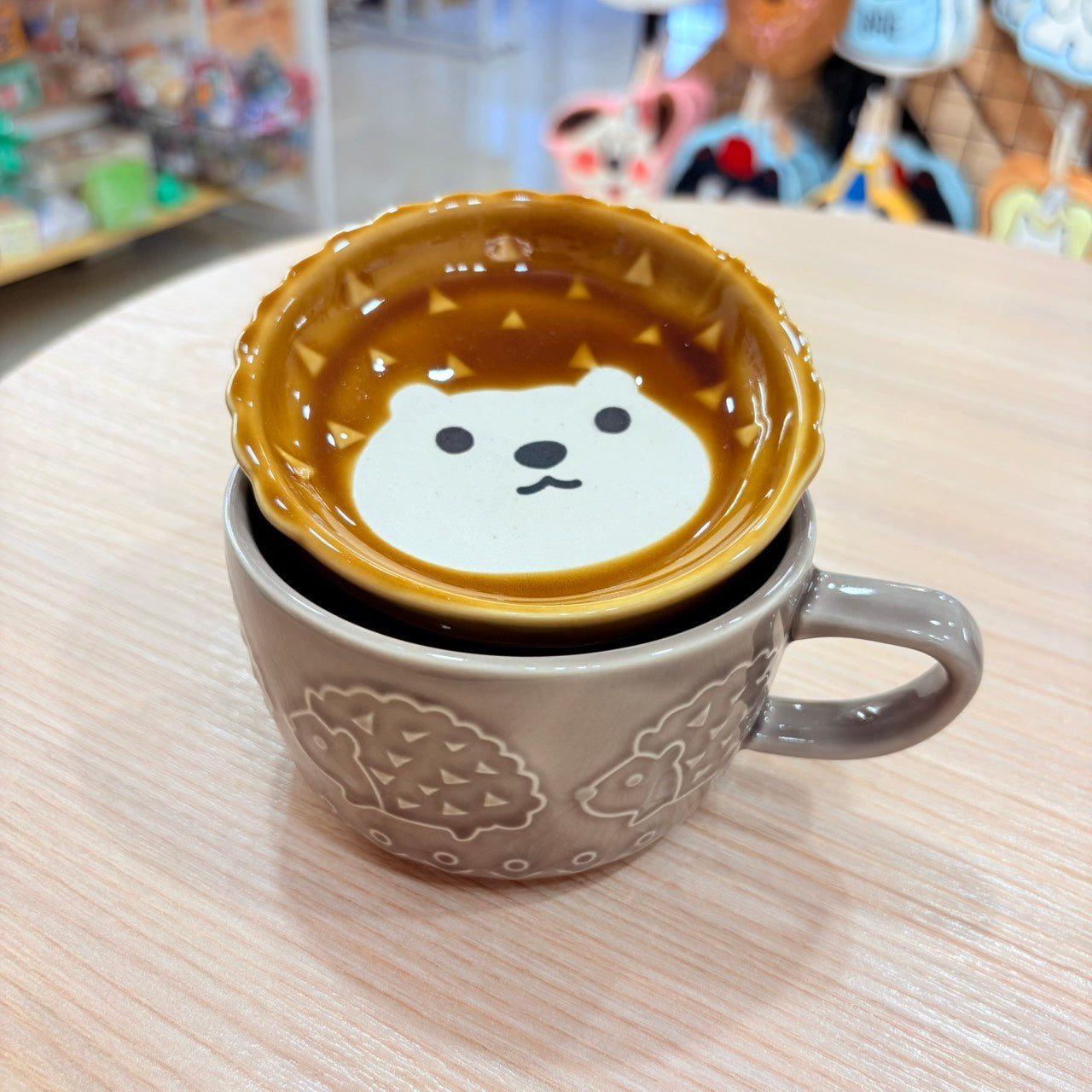 好宅選品 🏠 刺蝟 貓咪 柴犬 陶瓷盤杯 杯蓋 點心杯 水杯 早餐杯 馬克杯 生日禮物