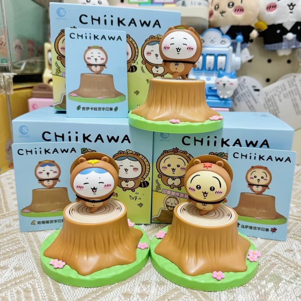 現貨秒發 ✅ 吉伊卡哇 森林時裝印章 盲盒 chiikawa 活字印刷 公仔