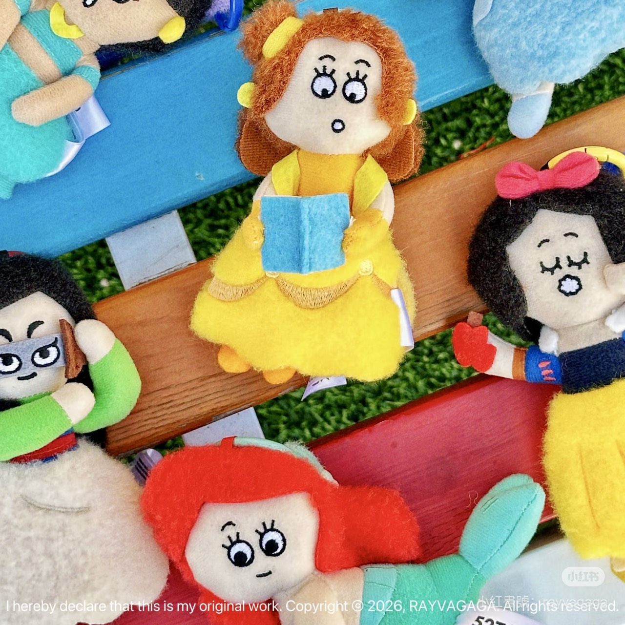 現貨秒發 ⚡ 迪士尼 在逃公主 52TOYS 抽象公主 毛絨掛件 掛飾 吊飾 盲盒 公仔 樂佩公主 貝兒公主 隱藏