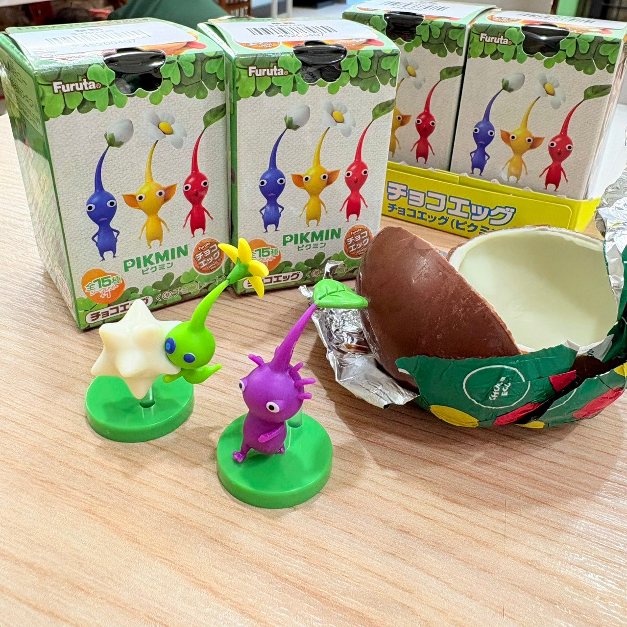 好宅現貨 🏠 古田 Furuta 皮克敏 pikmin 巧克力 巧克力蛋 奇趣蛋 公仔 任天堂 正品 盲盒