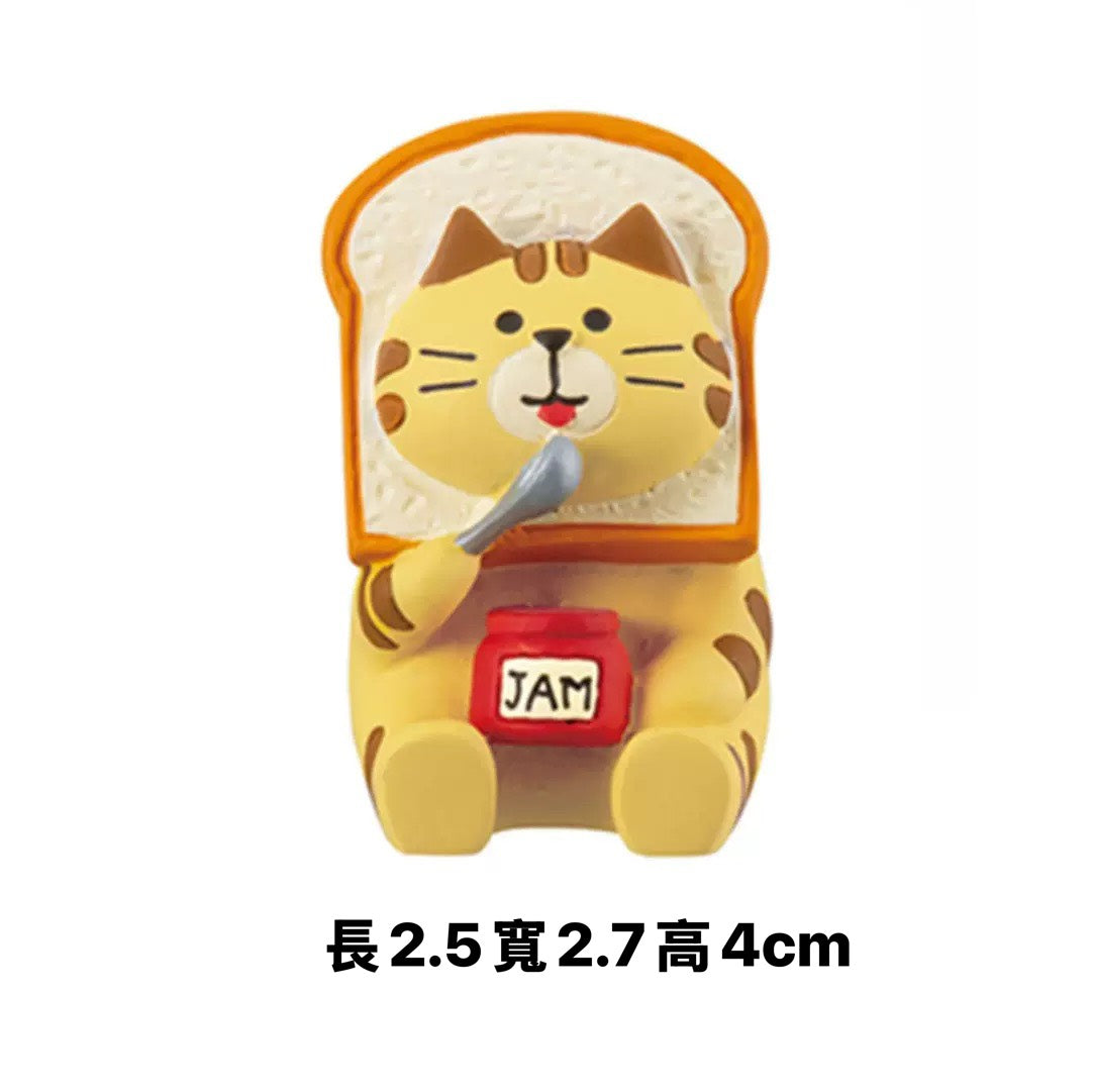 現貨秒發 🔥 日式貓zakka 麵包系列 DIY 潮玩擺件 公仔 造景小擺件 麵包店擺飾 烘培 微縮模型