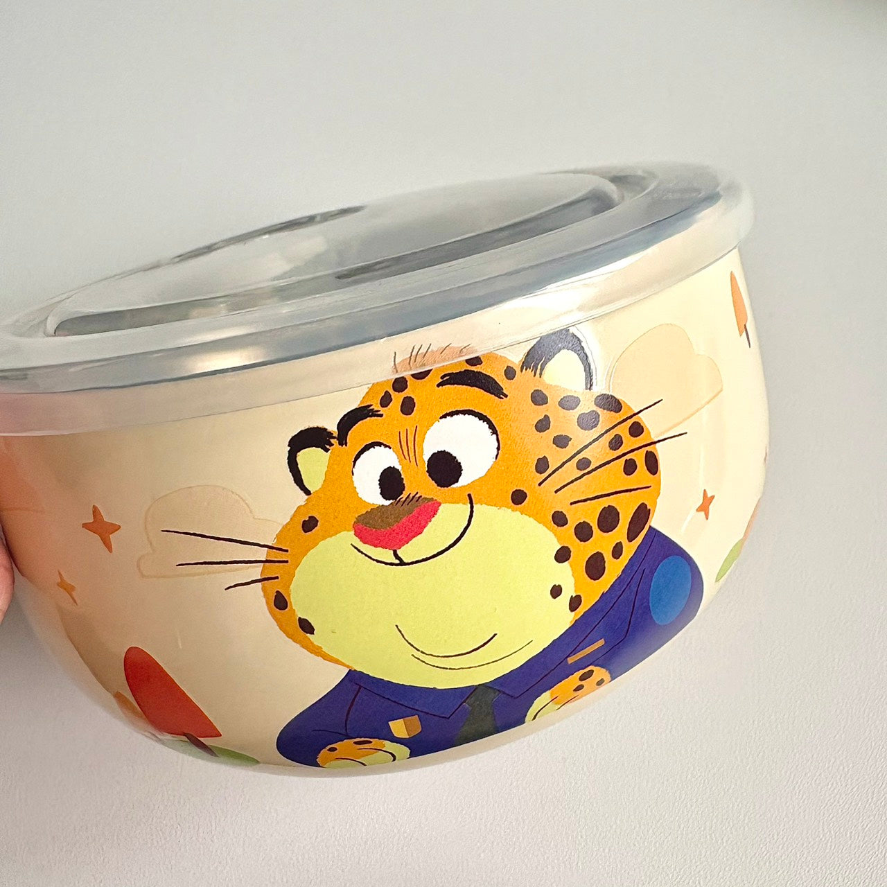 好宅現貨 🏠 動物方城市 316不鏽鋼碗 三色碗 幼兒園 帶蓋碗 餐具 兒童餐具 動物瘋狂城 環保餐具 便攜湯匙 筷子