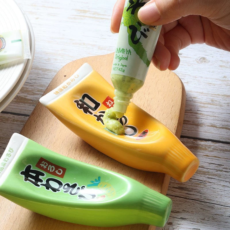 好宅現貨 🏠 番茄醬造型 醬料罐 調味碟 醬油碟 小碟 陶瓷碟 碟子 調味料碟 沾料碟 釉下彩碟子