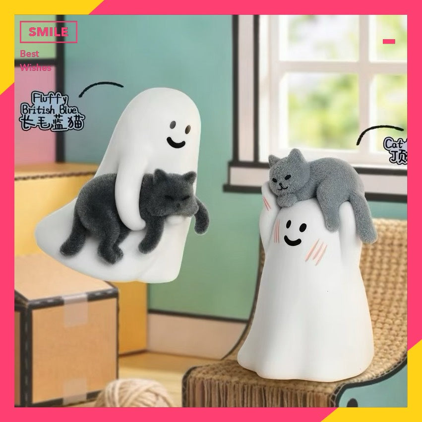 好宅現貨 🏠 小幽靈 給你看看我的貓 系列 盲盒 52TOYS 公仔 夜光 盒玩 盲抽 貓咪 禮物