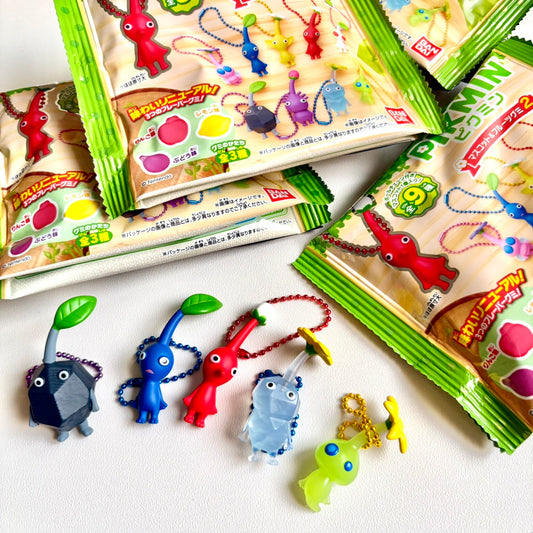 好宅現貨 🏠 BANDAI 萬代 食玩 皮克敏 pikmin 軟糖 公仔 掛件 任天堂 正品 果汁軟糖 吊飾 盲盒
