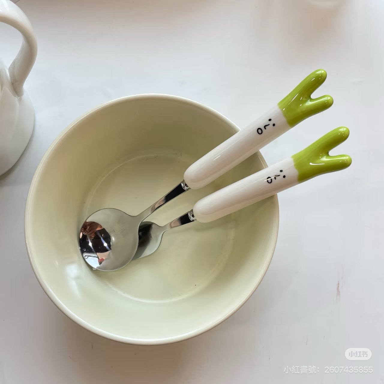 現貨秒發 ⚡ 大蔥 貓咪造型 304 不鏽鋼 湯匙 筷子 餐具 叉 勺 水果叉 叉子