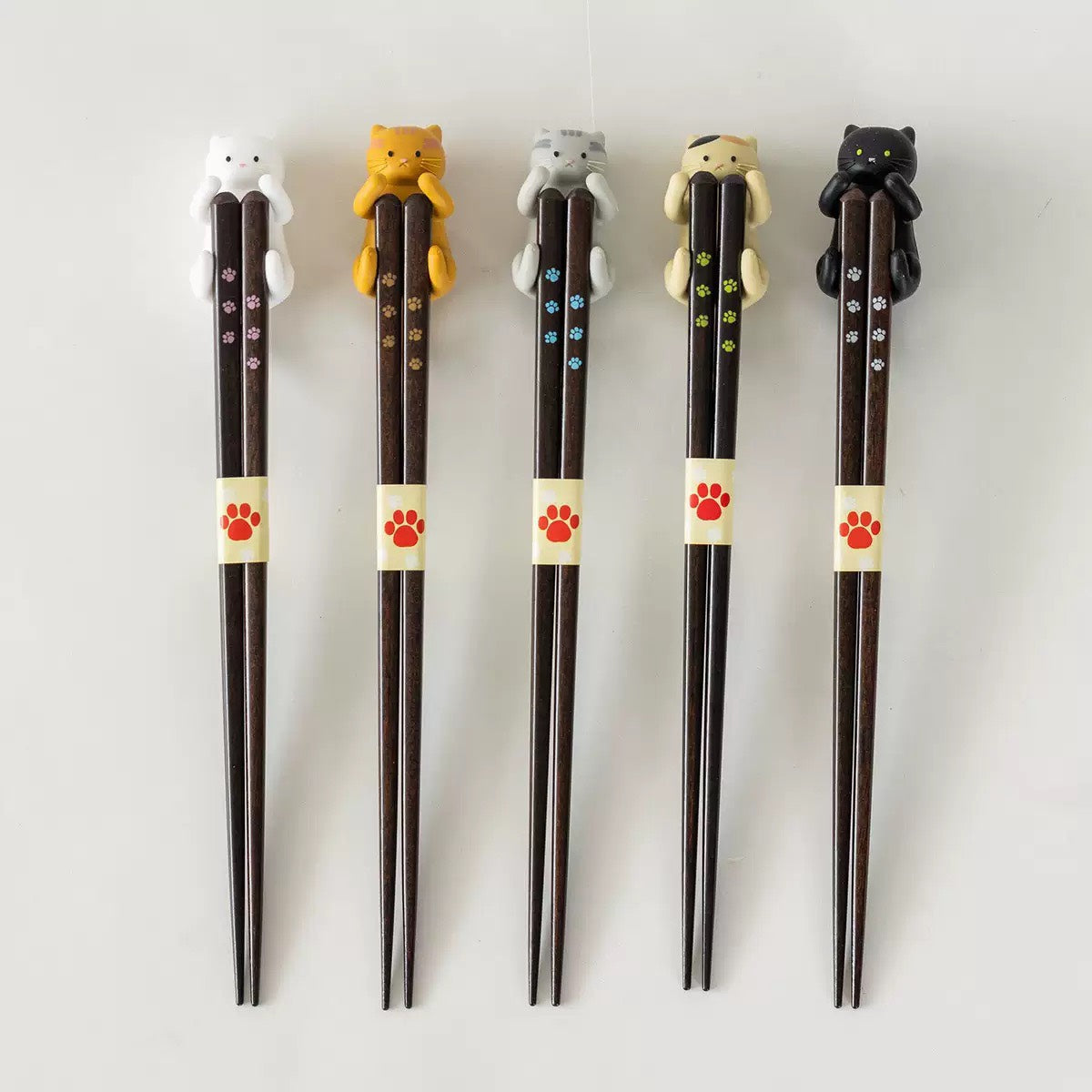 現貨秒發 ⚡ 日本進口 貓咪筷組 餐具禮物 貓咪筷架 筷筷享福 木筷 筷子 餐具 入厝禮 桌上禮 婚禮小物