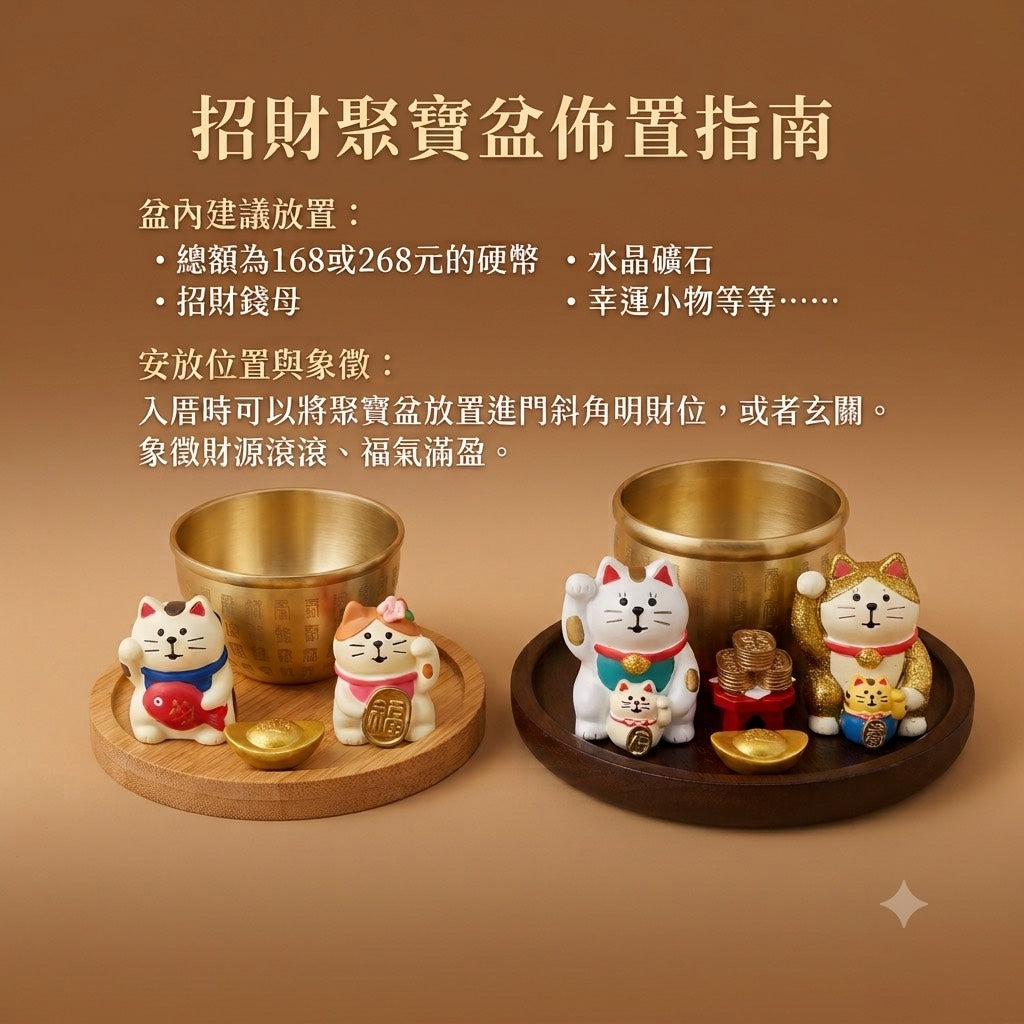 好宅現貨⚡ zakka 招財貓 聚寶盆 水晶樹 擺件 裝飾品 家居 玄關裝飾 喬遷新居 禮品 入厝禮 生日禮物 招財小物