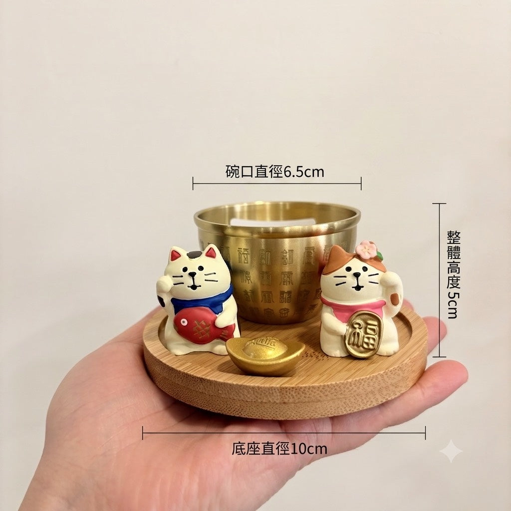 好宅現貨⚡ zakka 招財貓 聚寶盆 水晶樹 擺件 裝飾品 家居 玄關裝飾 喬遷新居 禮品 入厝禮 生日禮物 招財小物