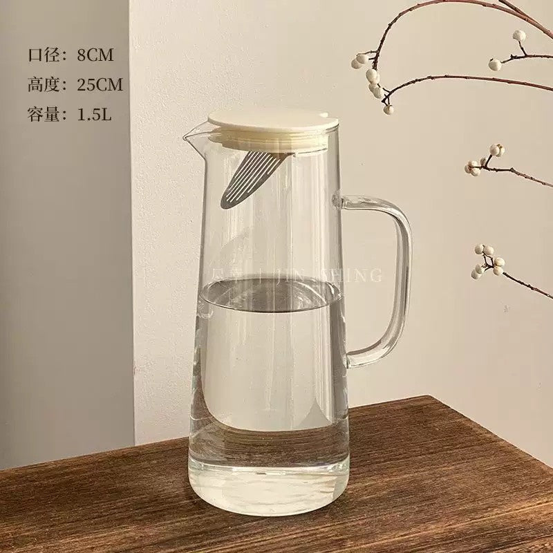 好宅現貨 ⚡ 奶油風陶瓷水杯套裝 水壺 迎賓水杯 高級感 喬遷新居待客杯 扭扭馬克杯 茶壺杯具 茶盤