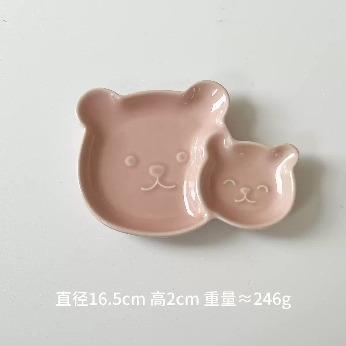 好宅現貨 ⚡ 韓國 巧克力熊熊 調味料碟 沾料碟 調味碟 醬油醋碟 陶瓷盤 釉下彩碟子 點心盤 醬料碟 碗 小碟