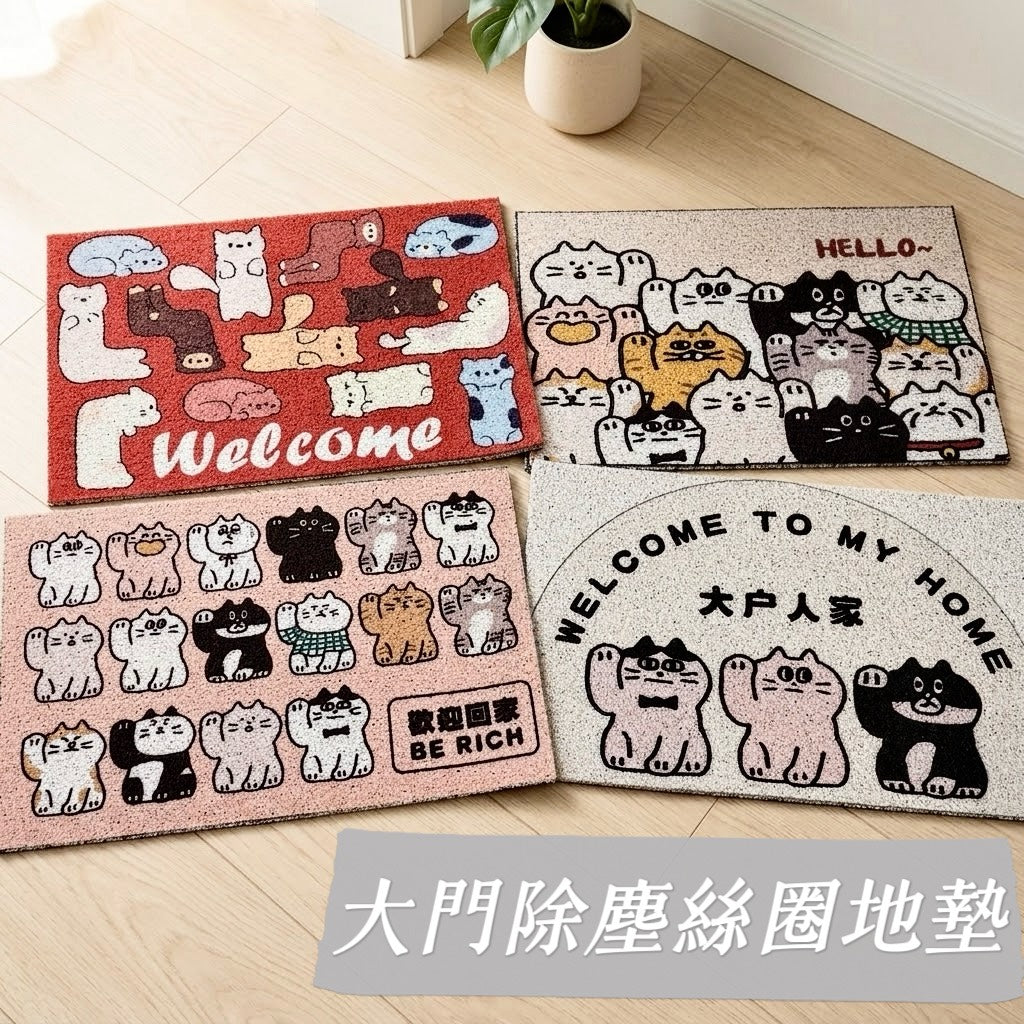 好宅現貨 ⚡ 入門地墊 絲圈 玄關大門 玄關墊 外蹭土 防滑腳墊 進門 門墊 地毯 腳踏墊 除塵墊 地墊