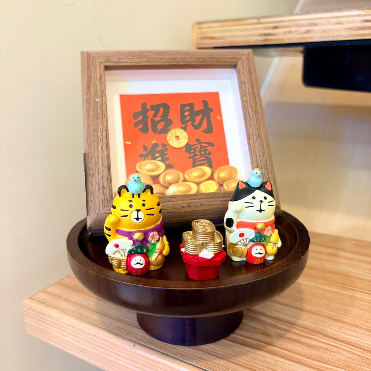 好宅現貨 🏠 zakka 招財貓 擺件 裝飾品 家居 玄關裝飾 喬遷新居 禮品 入厝禮 生日禮物 招財小物