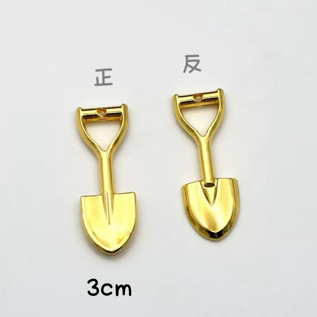 現貨秒發 ⚡ 招財小物 配飾 金豆擺飾 喜氣裝飾品 鍍金 招財擺飾 五帝錢 如意 元寶 金條 金鏟子 算盤 微縮模型