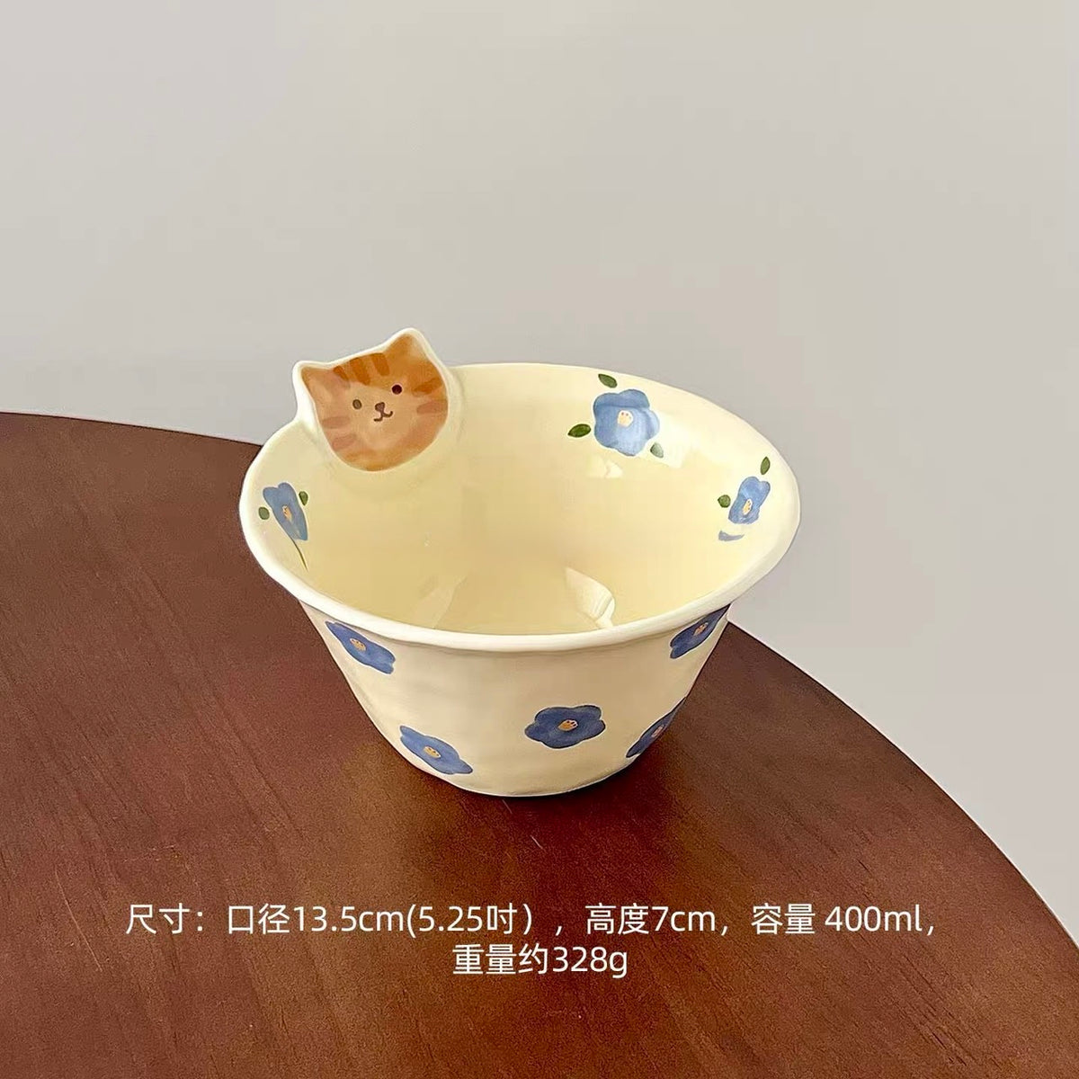 現貨秒發 ⚡ 立體貓咪花朵碗 陶瓷盤 陶瓷碗 貓咪造型餐具 碗公 泡麵碗 湯麵碗 飯碗 點心碗 優格碗 拍照道具