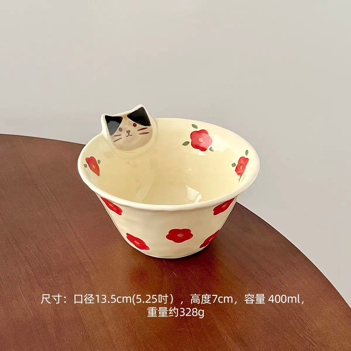 現貨秒發 ⚡ 立體貓咪花朵碗 陶瓷盤 陶瓷碗 貓咪造型餐具 碗公 泡麵碗 湯麵碗 飯碗 點心碗 優格碗 拍照道具