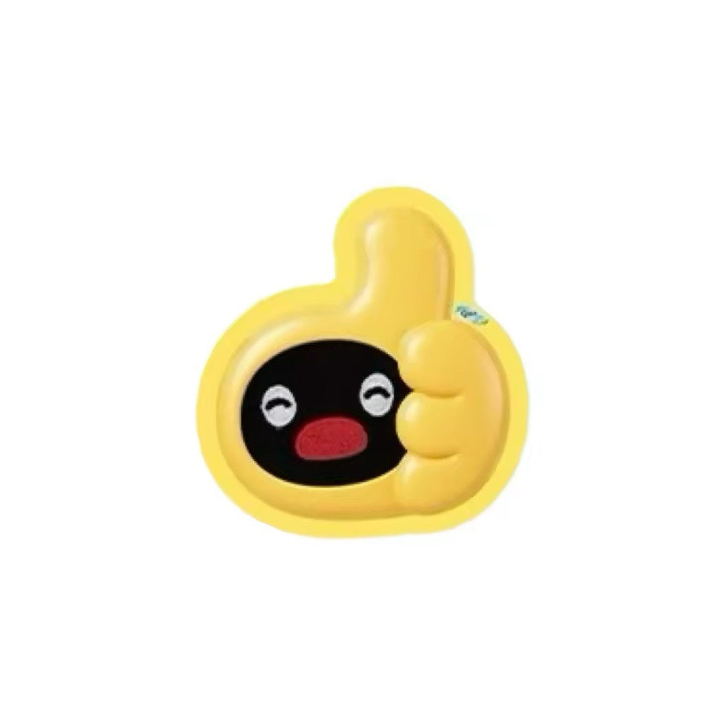 現貨秒發 ⚡ Pingu Gumoji X11 毛絨貼貼 冰箱貼 盲袋 磁吸 掛件 掛飾 隱藏 愛心 鈕扣 點讚