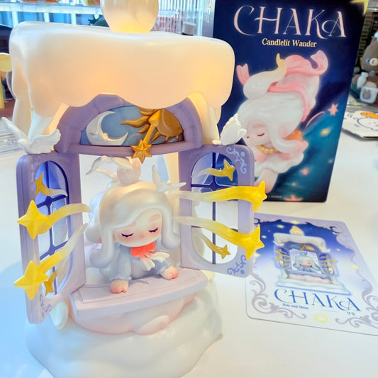 快速預購 ✅ Chaka 燭光漫遊 確認款 泡泡瑪特 Popmart 公仔 隱藏 早安 盲盒 擺件