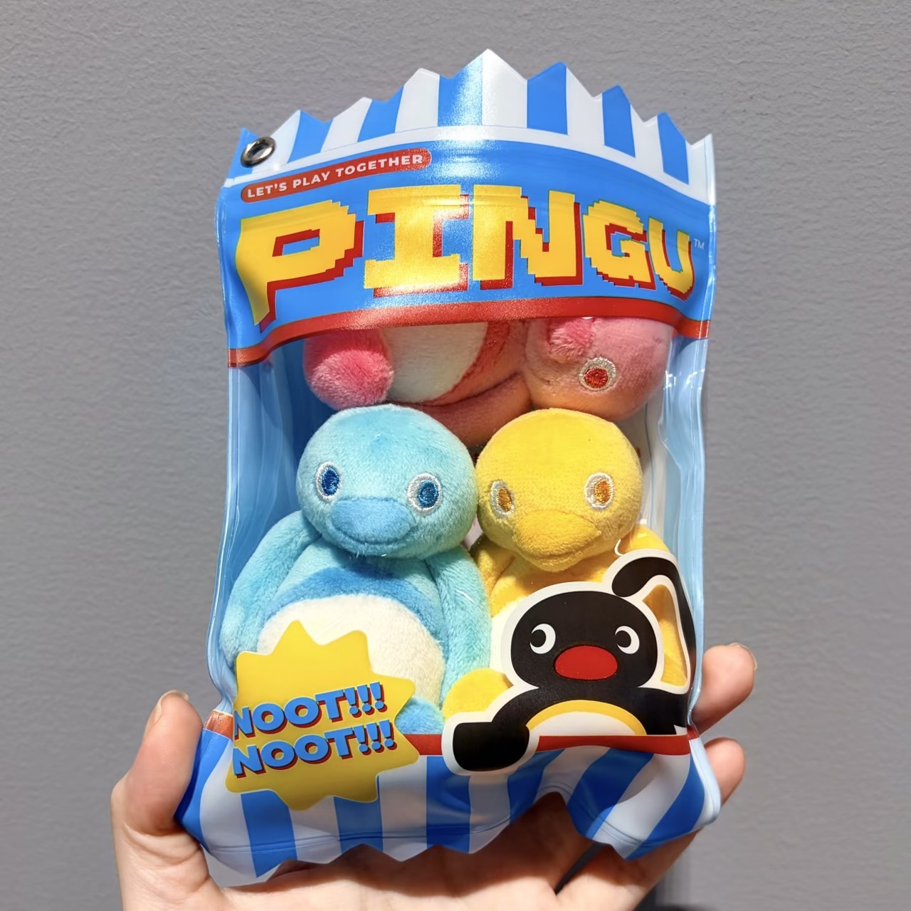 快速預購 🔥 正版 Pingu Mini meme 盲盒 確認款 端盒 毛絨掛件系列 娃娃 掛飾 企鵝娃娃 X11