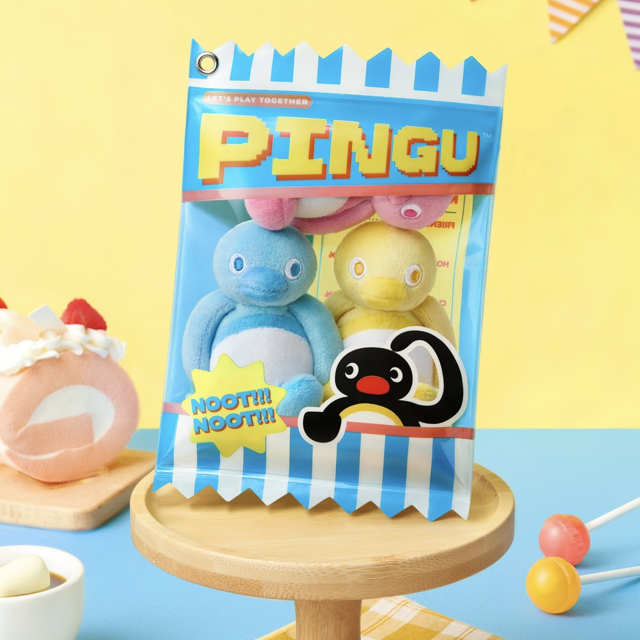 快速預購 🔥 正版 Pingu Mini meme 盲盒 確認款 端盒 毛絨掛件系列 娃娃 掛飾 企鵝娃娃 X11