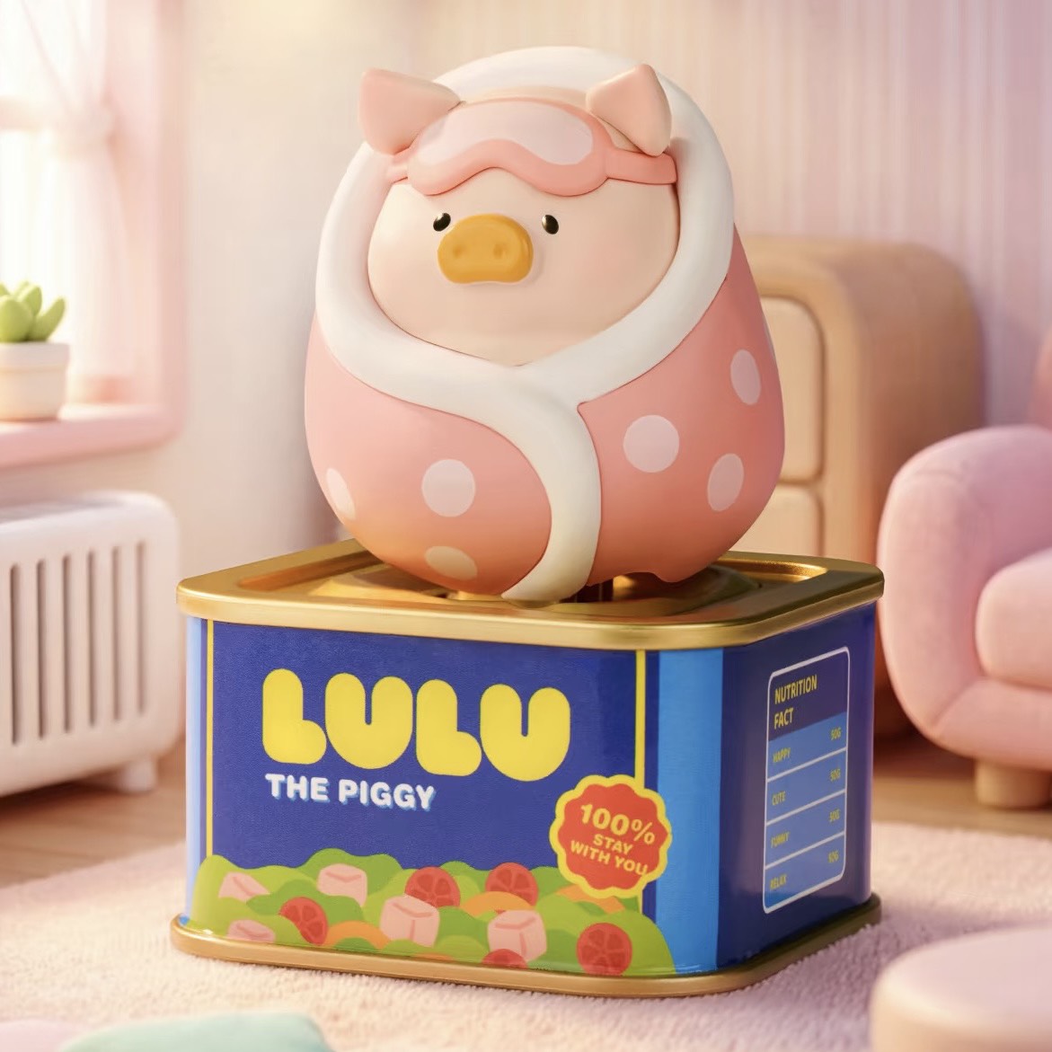 快速預購 ✅ Lulu豬 放假Lu 光動 確認款 toyzeroplus 盲盒 公仔 搖擺 馬上放假 自由游泳