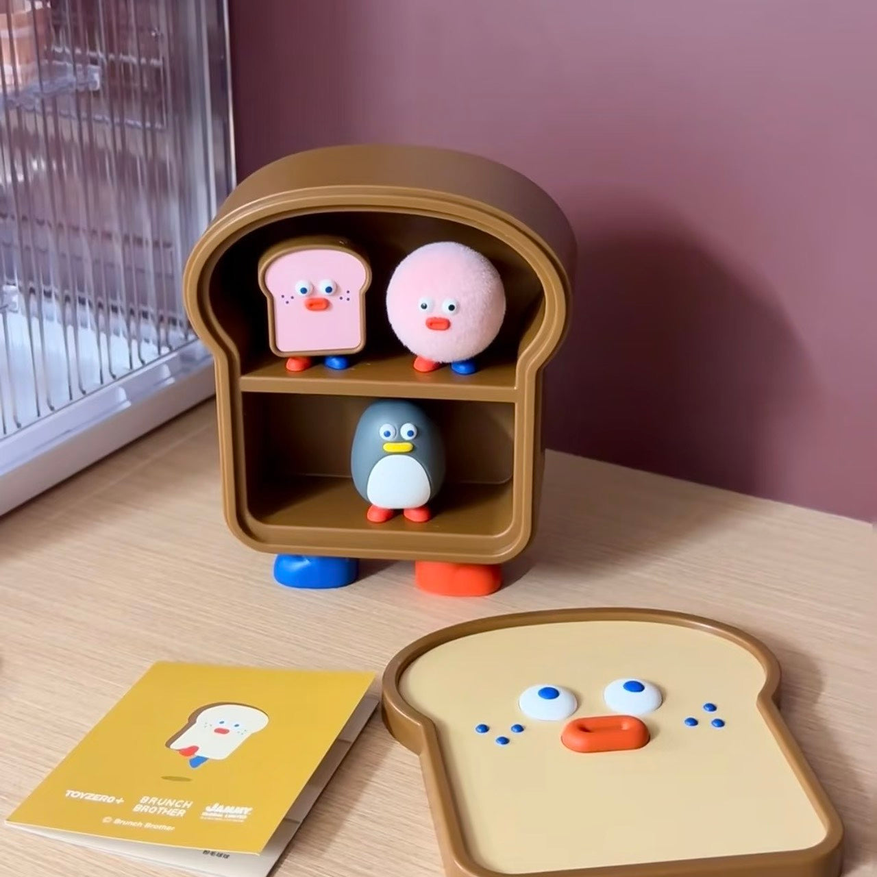 現貨在台 ✅ 正版 吐司兄弟 萌粒 吐司盒 盲盒 端盒 三入 超可愛外盒 呆萌 限量 公仔