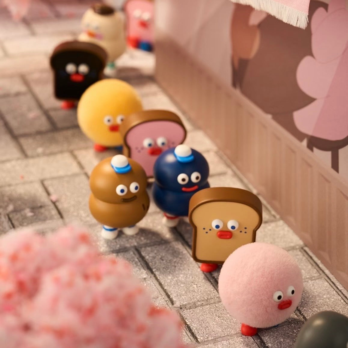 現貨在台 ✅ 正版 吐司兄弟 萌粒 吐司盒 盲盒 端盒 三入 超可愛外盒 呆萌 限量 公仔