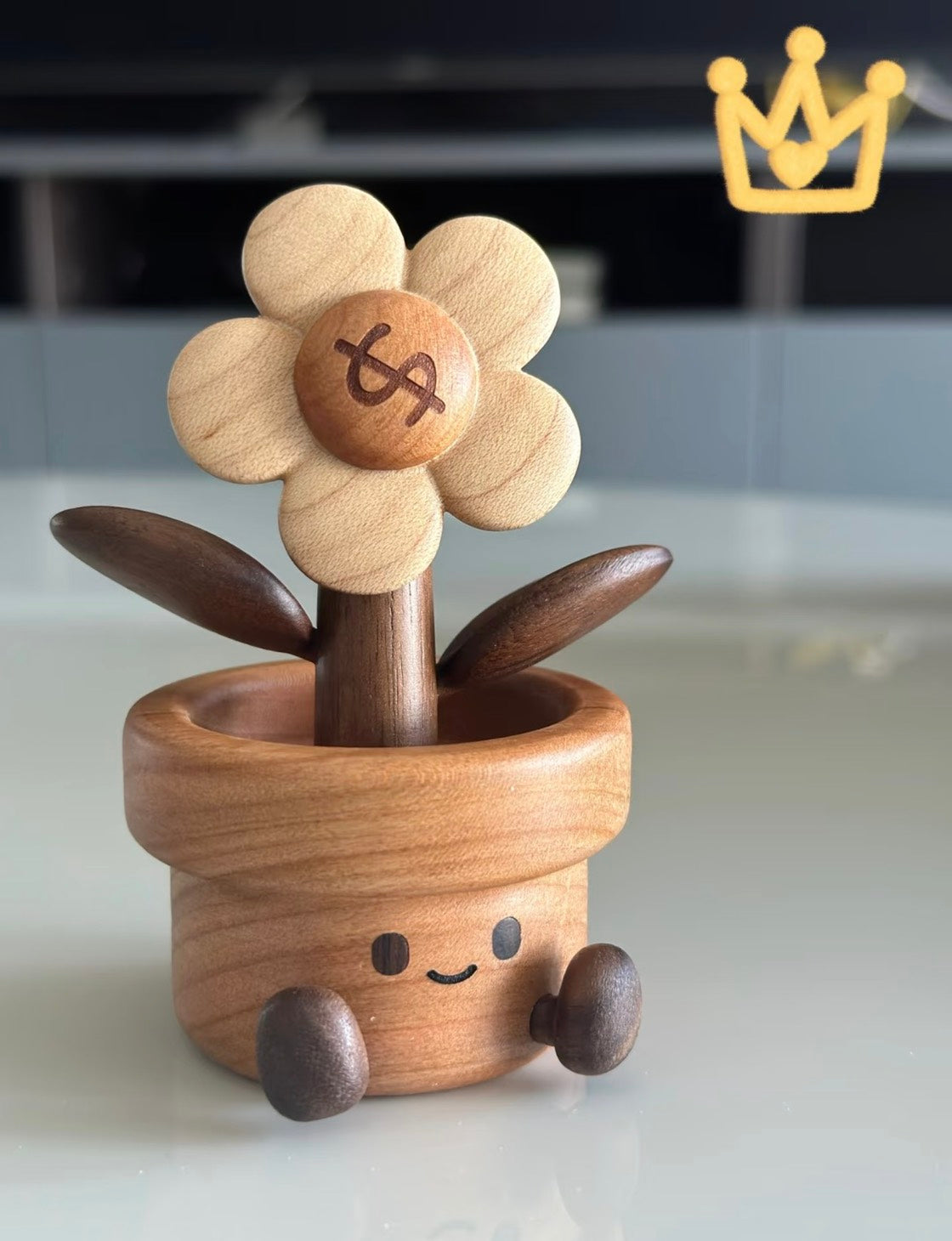 好宅選品 🏠 實木有錢花 好運太陽花 入厝禮 治癒手辦 新婚禮物 居家擺件