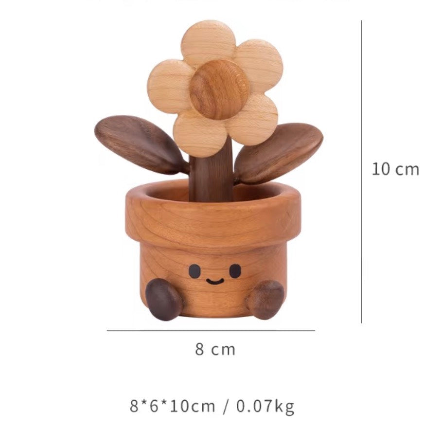 好宅選品 🏠 實木有錢花 好運太陽花 入厝禮 治癒手辦 新婚禮物 居家擺件