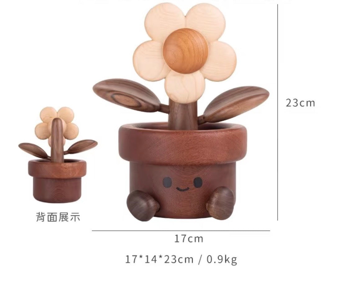 好宅選品 🏠 實木有錢花 好運太陽花 入厝禮 治癒手辦 新婚禮物 居家擺件