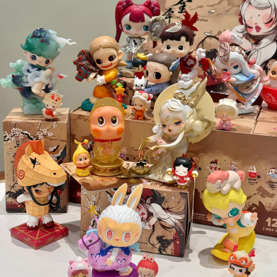 快速預購✅ 點金奔騰 馬年限定 確認款 泡泡瑪特 Popmart 公仔 新年 隱藏 星星人 Skullpanda molly