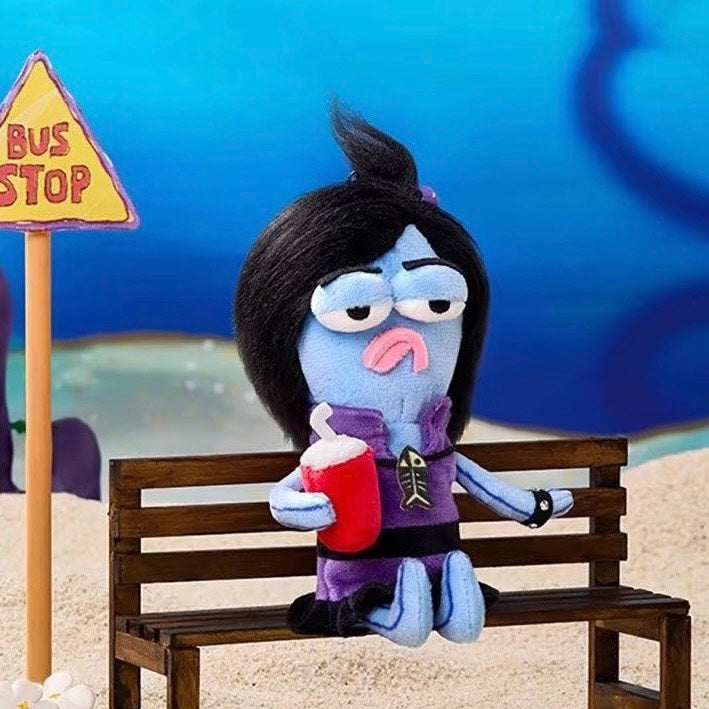 現貨在台 ✅ 正版 X11 比奇堡的居民 盲盒 端盒 毛絨掛件系列 娃娃 掛飾 醜萌 熱門 公仔