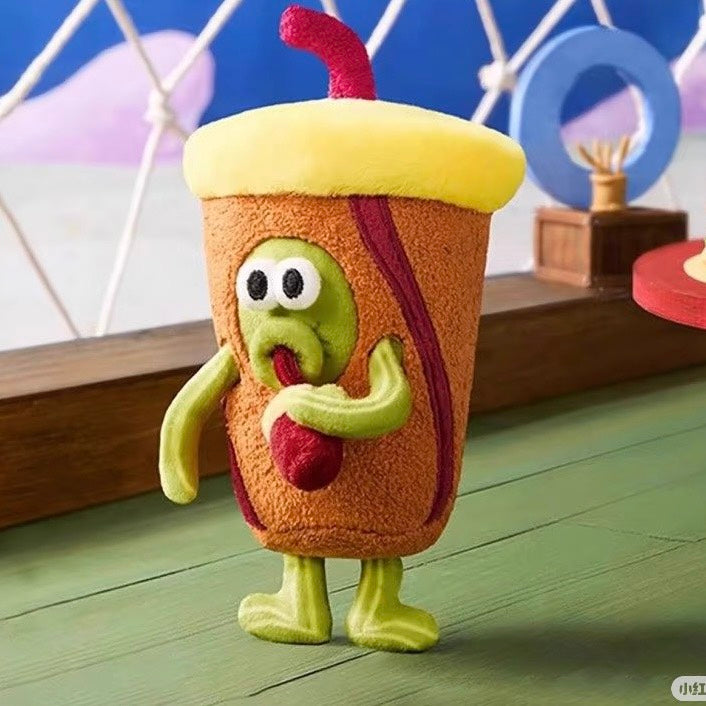 現貨在台 ✅ 正版 X11 比奇堡的居民 盲盒 端盒 毛絨掛件系列 娃娃 掛飾 醜萌 熱門 公仔