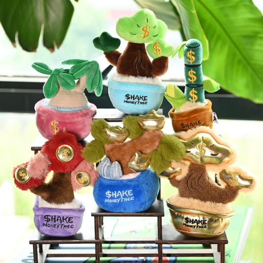 現貨在台 ✅ 正版 POP SUNDAY 搖錢樹系列 花開富貴 盲盒 端盒 毛絨掛件系列 娃娃 掛飾 限量