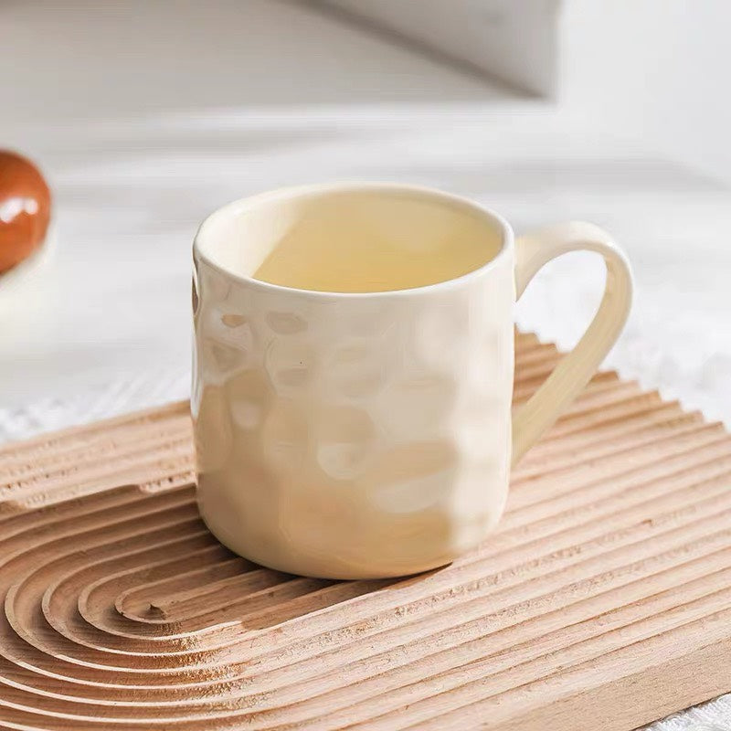 好宅選品 🏠 手捏紋 馬克杯 水杯 家用 (未完成上架