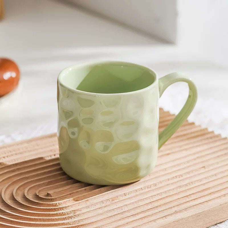 好宅選品 🏠 手捏紋 馬克杯 水杯 家用 (未完成上架