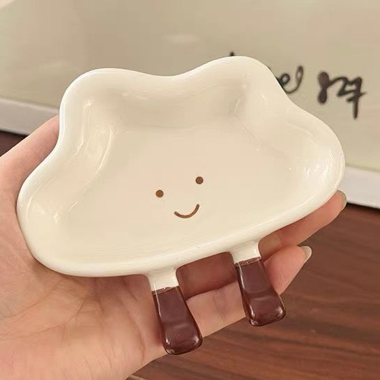 好宅選品 🏠 可愛麵包 陶瓷 碟子 創意餐具 醬料碟 沾醬碟(未完成上架