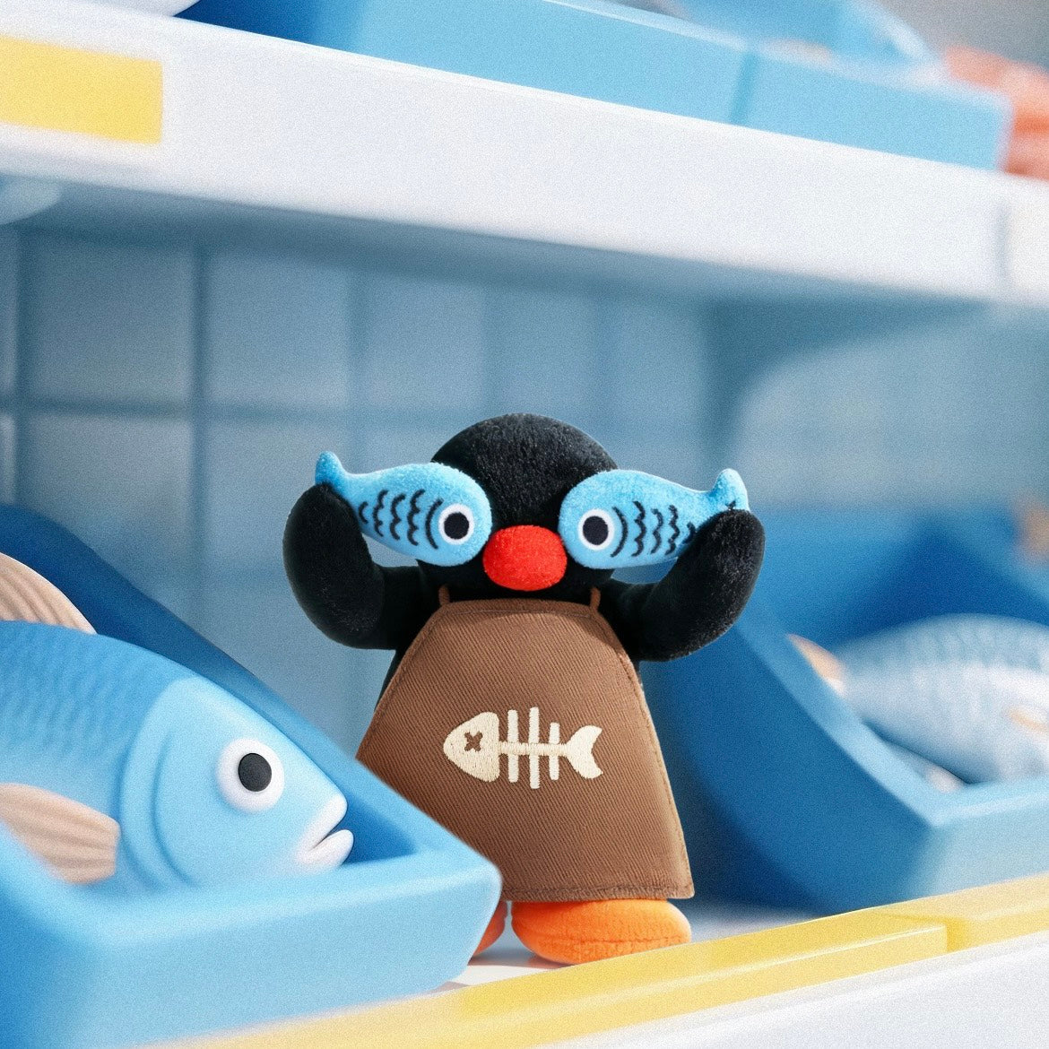 現貨秒發🔥 正版 Pingu 躲貓貓系列 盲盒 確認款 端盒 毛絨掛件系列 娃娃 掛飾 企鵝娃娃