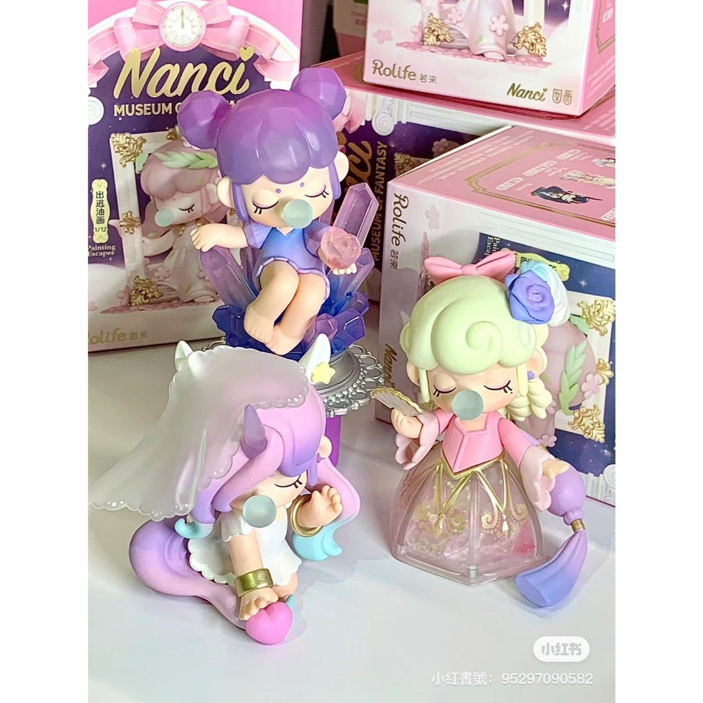 快速預購 ⚡ Nanci 幻想博物館 若來 出逃油畫 公仔 盲盒 人魚貝殼 隱藏 確認款 rolife 囡茜 發條舞者