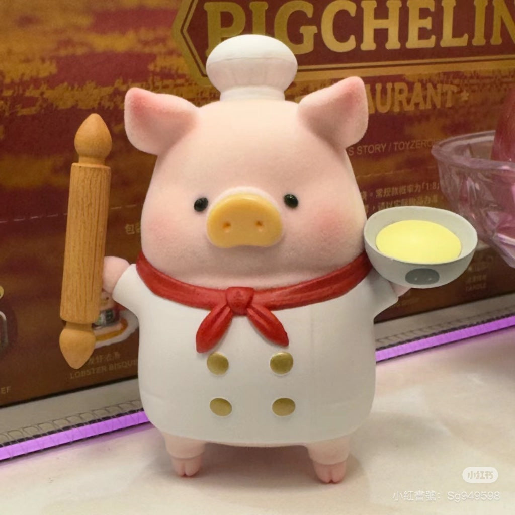 快速預購 ✅ Lulu豬 袋裝吐司 小廚師 罐頭豬 52toys 吐司 公仔 盲盒 擺件 吐司豬 早餐豬 廚師豬