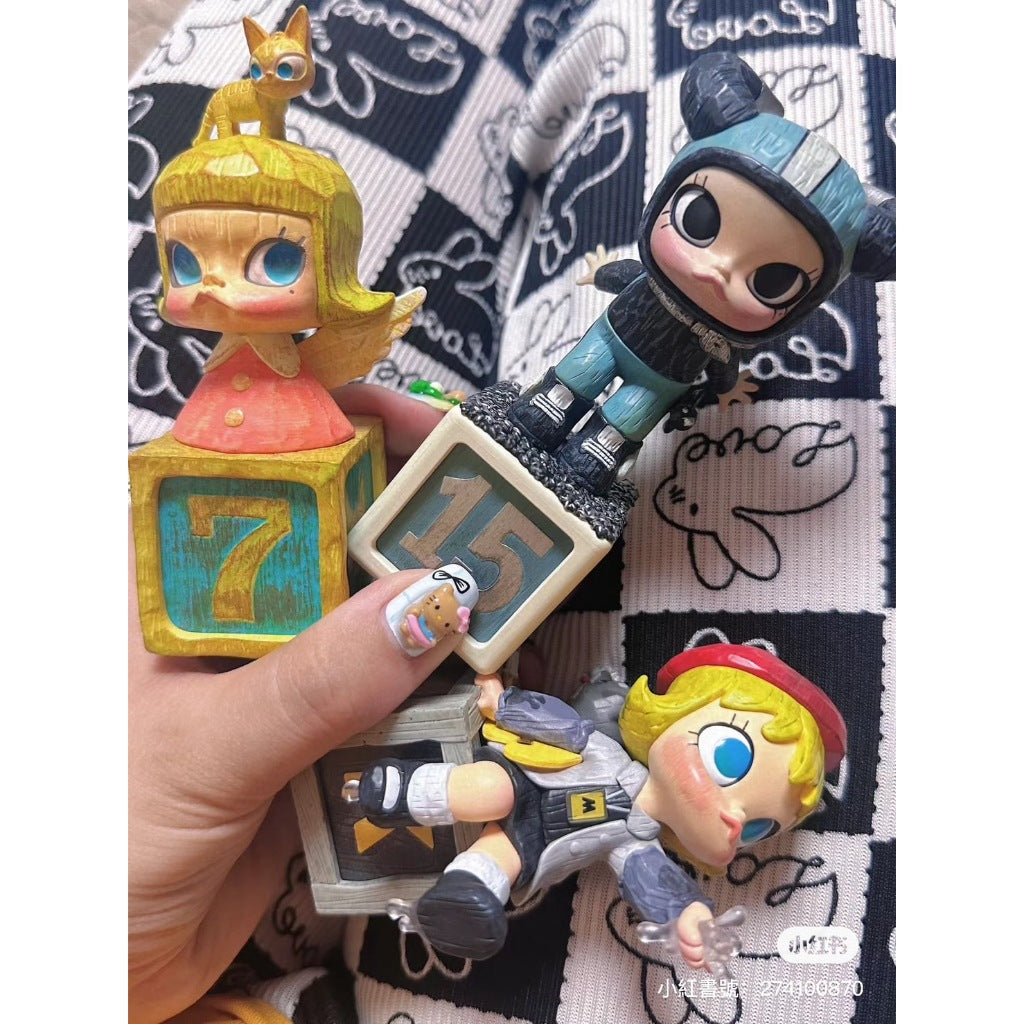 快速預購 ✅ Molly 周年紀念雕塑 二代 茉莉 泡泡瑪特 popmart 茉莉番茄殺手 我的二分之一 公仔 盲盒 隱