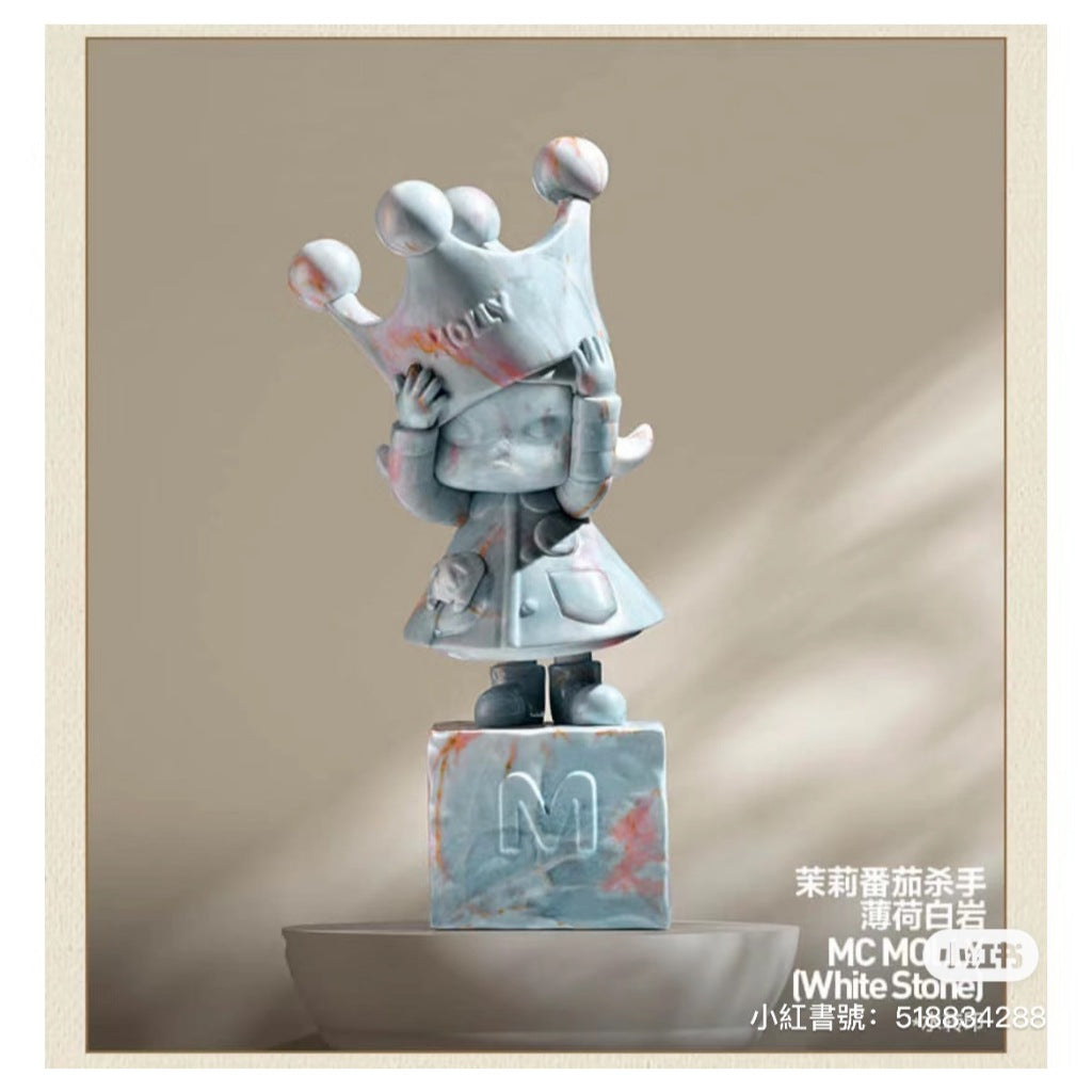 快速預購 ✅ Molly 周年紀念雕塑 二代 茉莉 泡泡瑪特 popmart 茉莉番茄殺手 我的二分之一 公仔 盲盒 隱