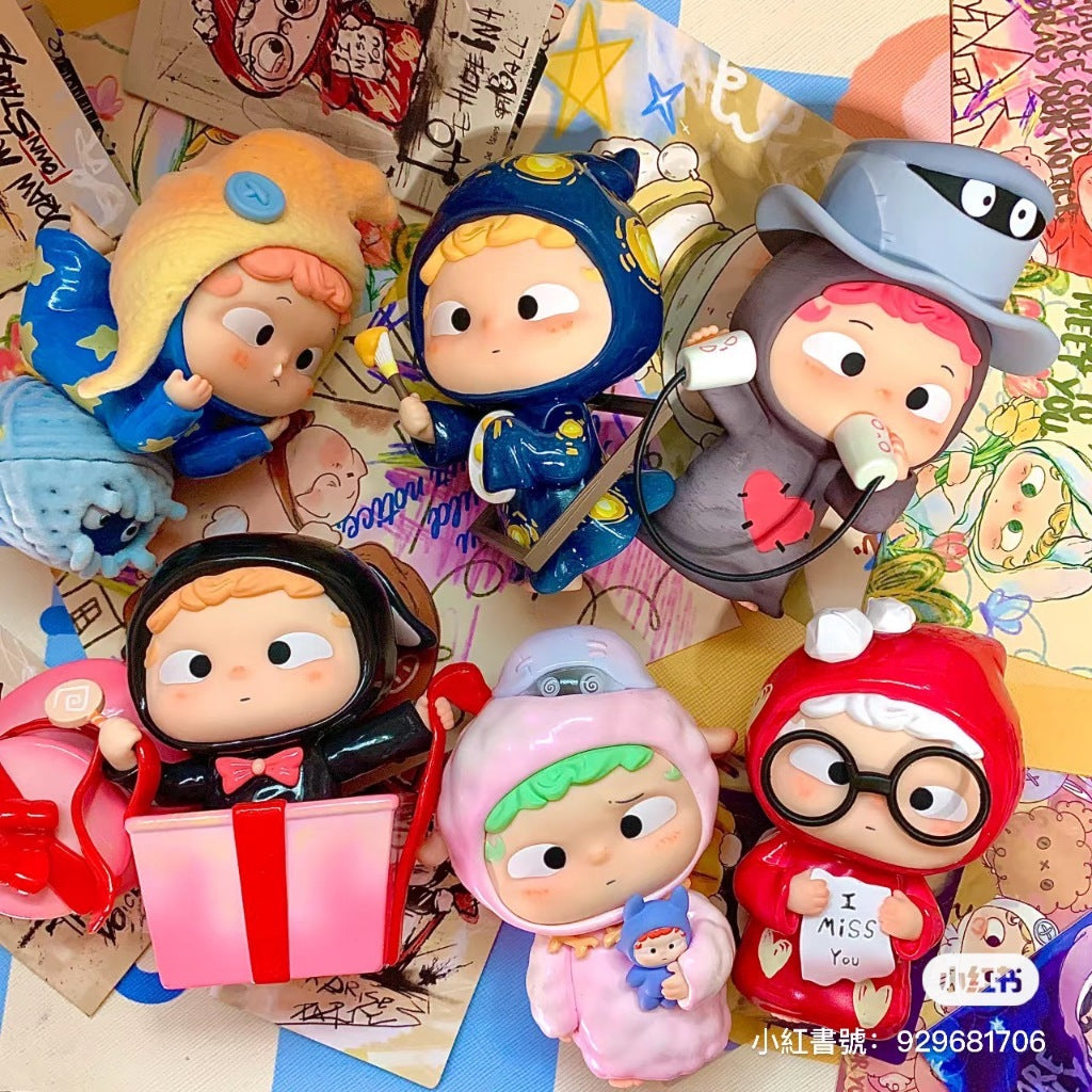 快速預購 ✅ 哦崽 世界上另一個自己 OZAI  確認款 哦崽 三代 奇怪的朋友 發明家小羊 盲盒 公仔 黑玩 盒玩