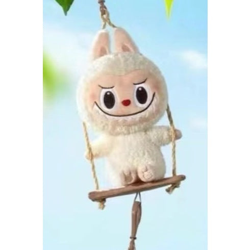 快速預購 ✅ Labubu 鞦韆 木工坊 毛絨娃娃 盲盒 公仔 泡泡瑪特樂園限定 毛絨公仔 popmart 掛件 吊飾
