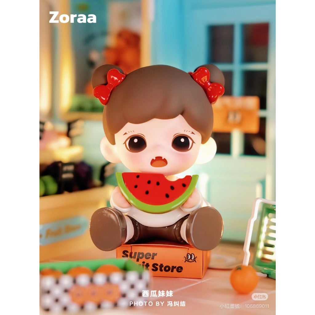 快速預購✅ Zoraa 我愛吃果果 系列 確認款 隱藏 TNT 蜜桃妹妹 盲盒 公仔 香蕉妹妹 禮物 水果 蘋果妹妹