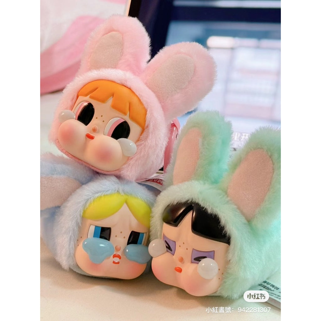 快速預購 ✅ CRYBABY 搪膠臉 飛天小女警 毛絨 盲盒 掛件 POPMART 泡泡瑪特 花花兔 毛毛兔 吊飾 娃娃